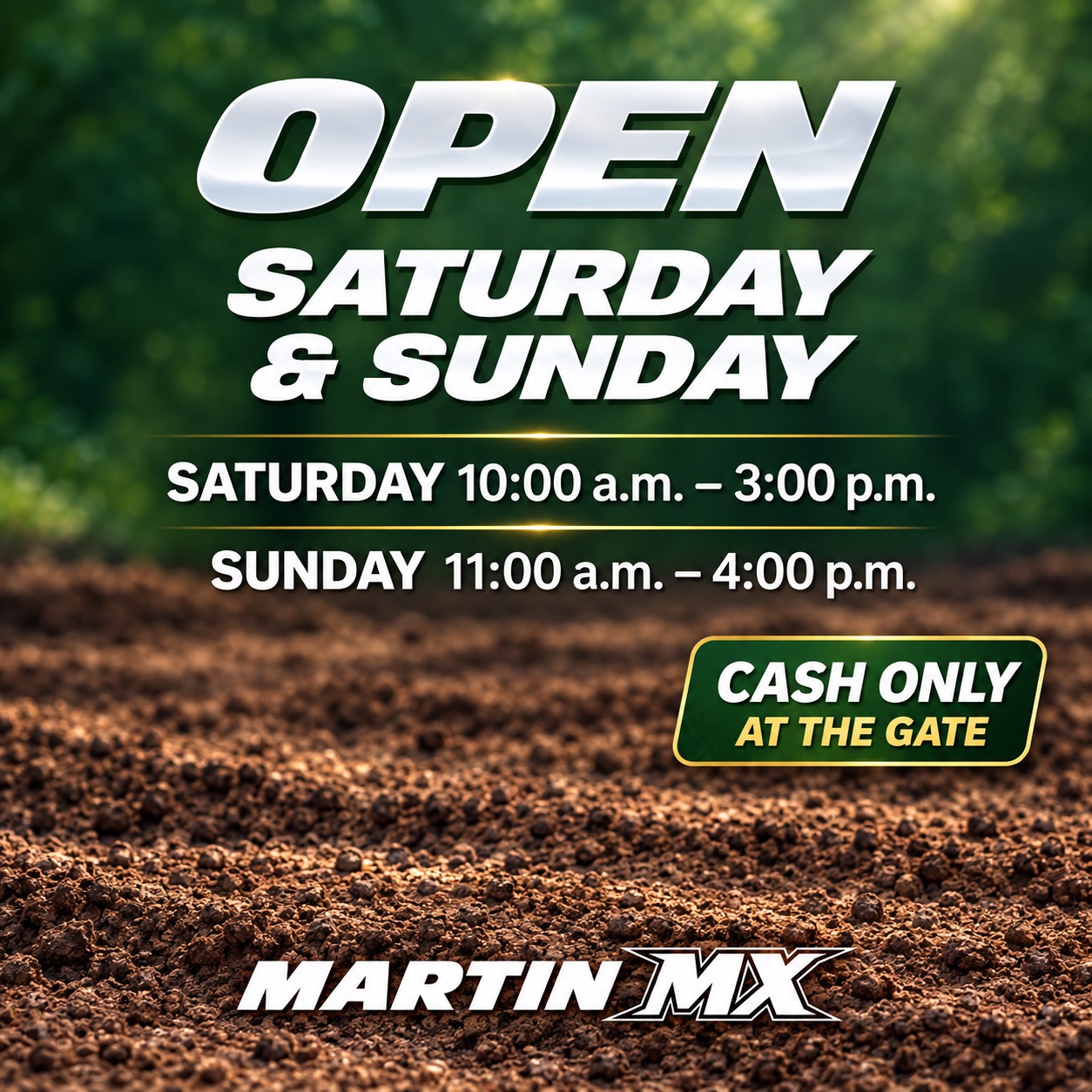 Weekend hours